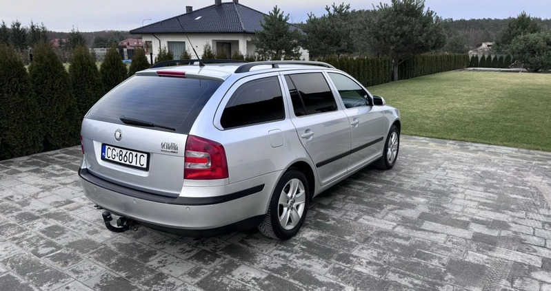 Skoda Octavia cena 20500 przebieg: 394000, rok produkcji 2008 z Grudziądz małe 121